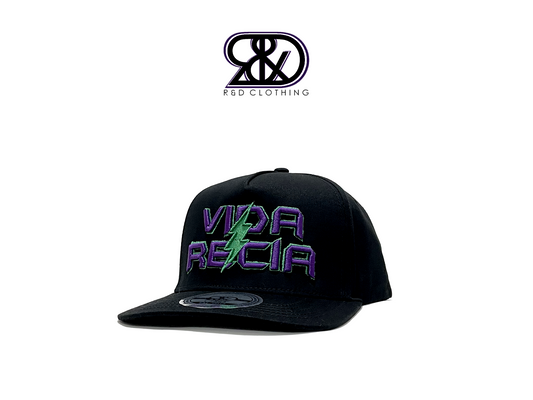 Vida recia morado con verde