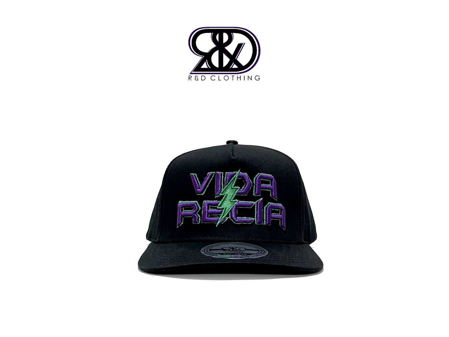 Vida recia morado con verde